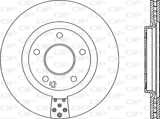 OPEN PARTS Bremžu diski BDA2054.20